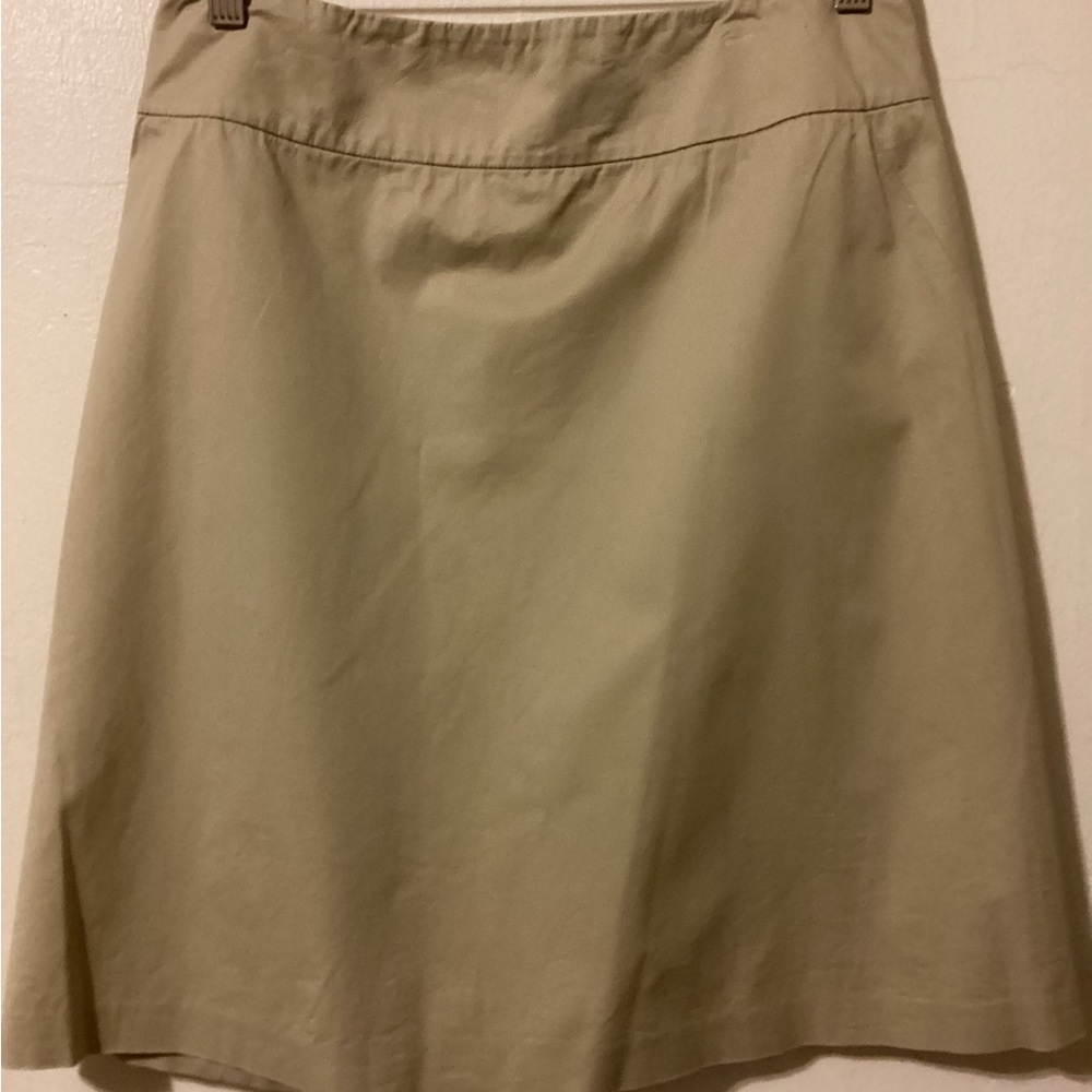 Banana Republic Classic Khaki Women's Skirt 6 petites with lining